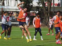 PARAN. Ayer fue su última práctica en Verde Valle. TWITTER/@chivas