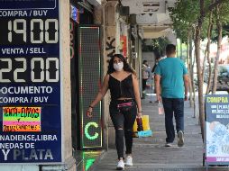 En esta zona el precio promedio del dólar ronda los 22 pesos a la venta y 19 pesos a la compra. EL INFORMADOR / E. Barrera