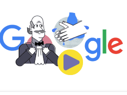 En la animación de Google muestran los 6 pasos para tener unas manos limpias de manera adecuada, como lo recomienda la OMS. ESPECIAL / google.com