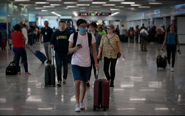 Ebrard indicó que se busca que otros mexicanos en el extranjero sean repatriados, pero que hay países que ''no nos dan autorización para que se tuviese la posibilidad de mandar un vuelo''. EL INFORMADOR / F. Atilano