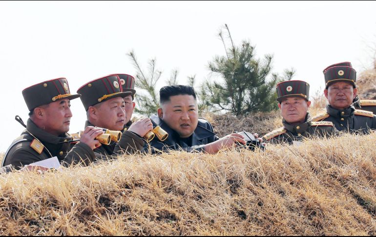 Los lanzamientos ocurren mientras se prolonga una pausa en las conversaciones de desarme con Estados Unidos. AFP/KCNA