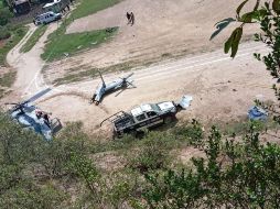 Detallan que en la zona se originó un remolino que impidió ver al piloto, quien perdió el control y se impactó. TWITTER/@Conectaedomex