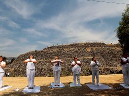 En Cuicuilco cada año suelen congregarse alrededor de seis mil visitantes, en este 21 de marzo se vió a no más de 100 personas. NTX / ARCHIVO