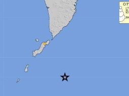 El terremoto tuvo epicentro 219 kilómetros (136 millas) al sur-sureste de Severo, en el archipiélago de las Kuriles. EFE / USGS