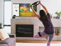 Divertido. El videojuego “RingFit Adventure” ayudará a que te ejercites sin salir de casa y sin exponerte a diversos riesgos. NINTENDO