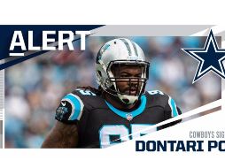 El dos veces seleccionado al Pro Bowl (2013 y 2014) estará en su tercer equipo en la NFL, luego de militar en Panthers (2018 y 2019) y Chiefs de Kansas City (2012-2016). TWITTER / @NFL