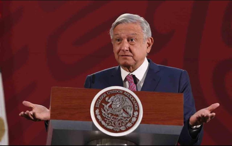 ''Hago un llamado a todos los comerciantes, empresarios a que actúen con responsabilidad de que nos ayuden'', dijo el Mandatario respecto a mantener empleos. SUN / C. Mejía