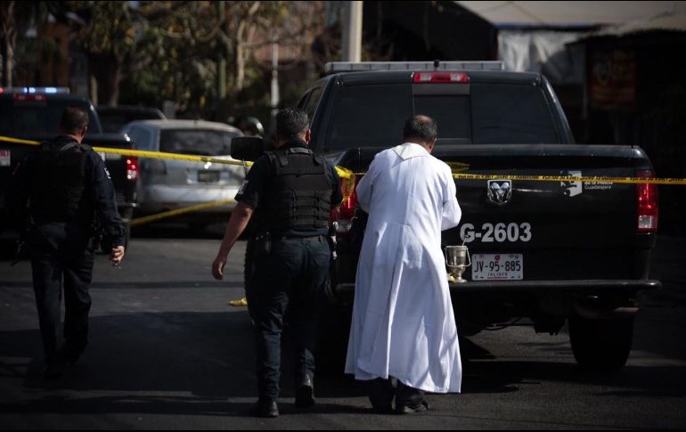 La bendición entonces fue para el cuerpo de la víctima. EL INFORMADOR / F. Atilano