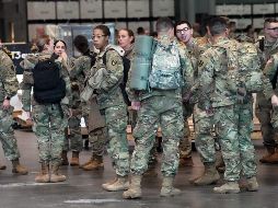 La orden ejecutiva busca aumentar el número de efectivos castrenses movilizados frente a la crisis del coronavirus. AFP / B. R. Smith