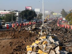 La SIOP informó que será hasta el 1 de mayo cuando los trabajos en dicho tramo queden concluidos. ESPECIAL