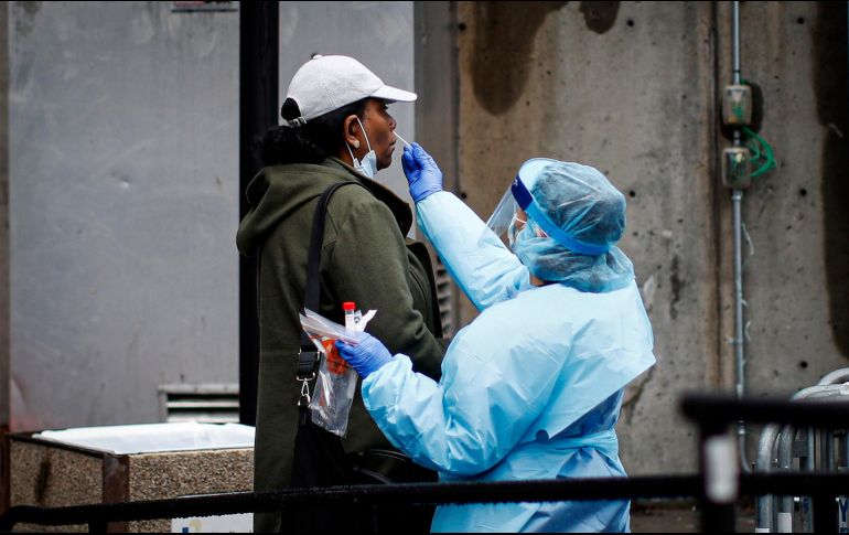 Hasta ahora se han registrado unos 125 mil casos de COVID-19 en Estados Unidos, con dos mil 100 decesos. AP / J. Minchillo