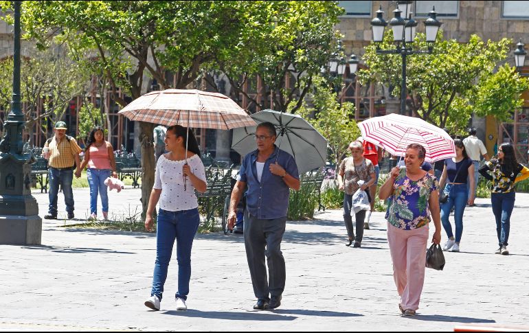 Temperaturas máximas de 40 a 45 grados se prevén en Michoacán, Guerrero, Oaxaca, Chiapas, Veracruz (sur), Tabasco, Puebla (suroeste), Morelos (sur), Campeche y Yucatán. EL INFORMADOR / A. Camacho
