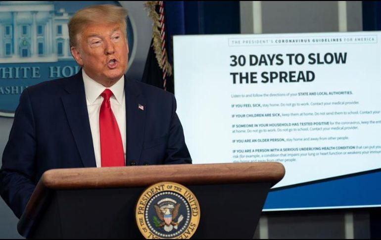 Trump declaró que, luego de este periodo, sería posible 