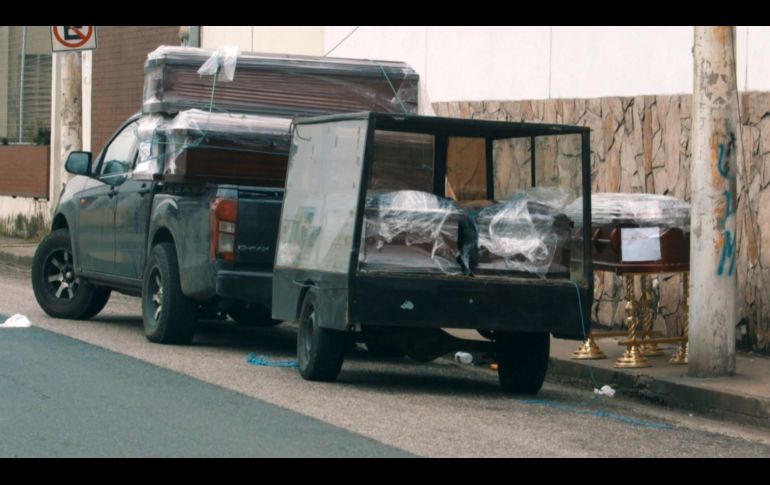 Los servicios funerarios en Guayaquil, Ecuador, han colapsado ante la rápida propagación del coronavirus. AFP/E. Ortiz