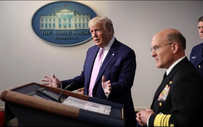 Donald Trump asegura que el objetivo de la operación serán los cárteles mexicanos y el círculo cercano al presidente venezolano, Nicolás Maduro. EFE/O. Contreras