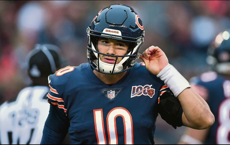 Trubisky acumula una experiencia de tres temporadas en la Liga; en 2019 ganó ocho juegos. AFP