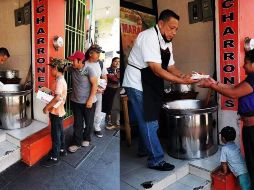 Don José explica que, aunque tampoco es rico, eso no es impedimento para ayudar a los niños que venden dulces, franeleros o personas de la tercera edad. ESPECIAL