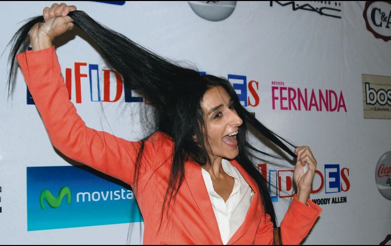 DIVERTIDA. La actriz ha disfrutado realizar su carrera en México. CORTESÍA