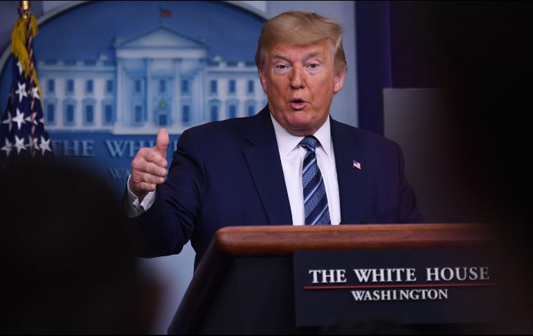 Trump también dijo que su gobierno comienza a ver 