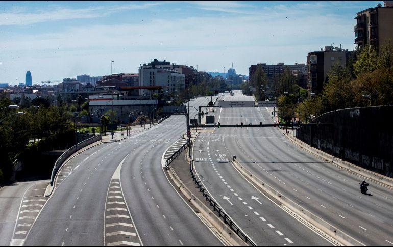 Vista de Barcelona que se encuentra en cuarentena para evitar la propagación del COVID-19. EFE / ARCHIVO