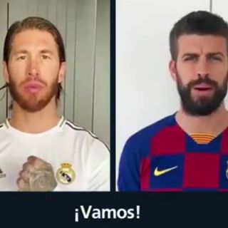 Ramos y Piqué piden ''estar juntos'' y activos en casa