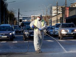 Rumanía ha confirmado hasta el momento cuaro mil 417 casos de contagio por coronavirus y 182 muertes de pacientes diagnosticados con COVID-19. EFE / EPA / R. Ghement
