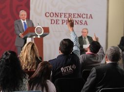 López Obrador indicó que todo el Gabinete de Salud estará pendiente del avance de la contingencia del coronavirus. NTX / G. Durán