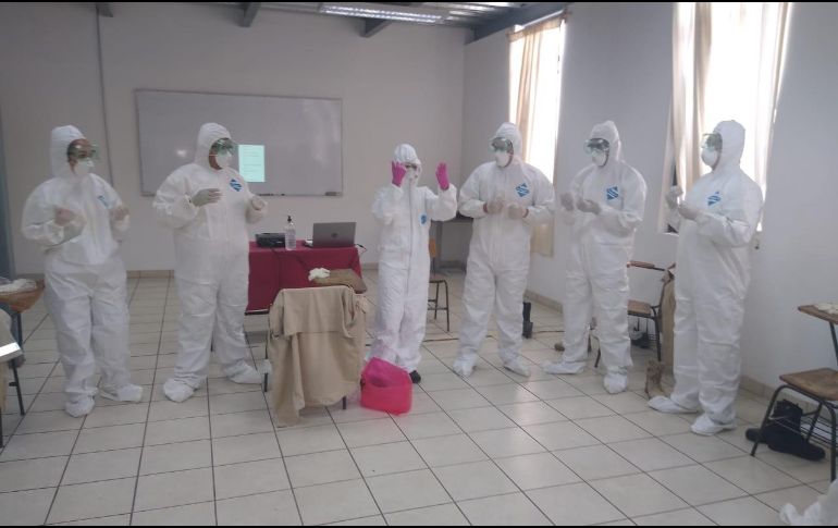 Bomberos Tlaquepaque es la primera dependencia en el Estado en recibir esta capacitación por parte de la Cruz Roja Mexicana. ESPECIAL
