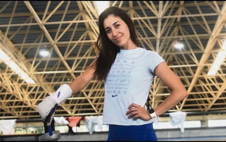 APOYA. La jalisciense, quien participará en Tokio, busca recaudar fondos a través de su fundación. TWITTER / @marianaarceo7