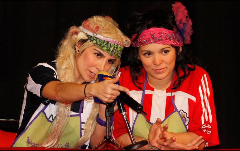 Panini (izq) era amiga de Karla Luna (der) y formaron la exitosa dupla 