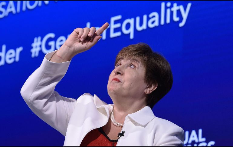 La directora del FMI precisó que estas desalentadoras perspectivas conciernen tanto a las economías avanzadas, como a las economías en desarrollo. AFP / ARCHIVO