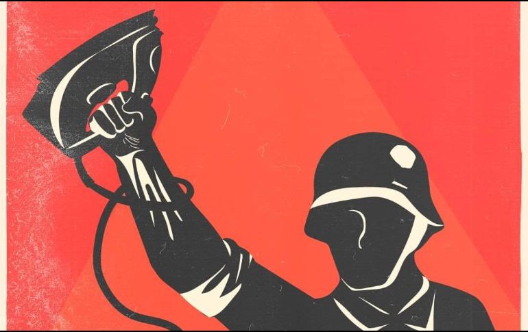 Movimiento Ciudadano sostuvo que las referencias utilizadas corresponden a carteles de diferentes países del mundo, y que no era la intención de referirse al nazismo. ESPECIAL