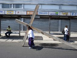 El recorrido iniciará desde la Catedral de Iztapalapa (Capilla del Señor de la Cuevita),al Predio de la Pasión ubicado en avenida Ermita Iztapalapa. AFP / A. Estrella