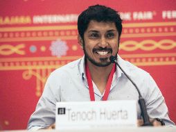 Tenoch Huerta. El actor participó en una charla sobre racismo durante la FIL 2019. EL INFORMADOR/G. Gallo