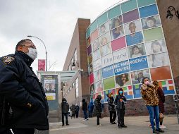 En Nueva York, el principal brote del virus en EU, los delitos mayores  (asesinato, violación, hurto, agresión y robo de autos) se redujeron en 12% entre febrero y marzo. AP/J. Minchillo