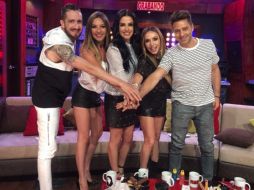 La banda, en una de sus últimas entrevistas en vivo, previo al distanciamiento social. TWITTER/@ov7oficial