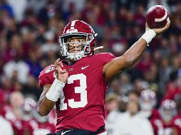 Tua Tagoviloa, firme candidato a ser el futuro pasador de los Lions de Detroit. AFP