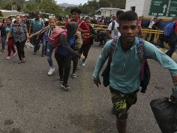 Piden un informe al INM de lo ocurrido en Tenosique, Tabasco el pasado 31 de Marzo, cuando extranjeros provocaron un incendio al no ser escuchados. NTX / ARCHIVO 