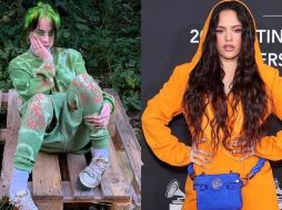 Rosalía señaló que faltan algunos detalles para poder concluir la colaboración con Billie Eilish. ESPECIAL