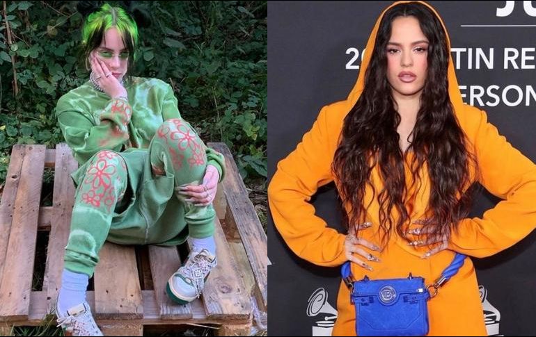 Rosalía señaló que faltan algunos detalles para poder concluir la colaboración con Billie Eilish. ESPECIAL