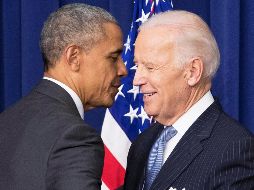 “Seguiremos trabajando sobre el progreso que hicimos juntos, y no hay nadie más a quien prefiera tener a mi lado”, afirmó Biden. EFE/M. Reynolds