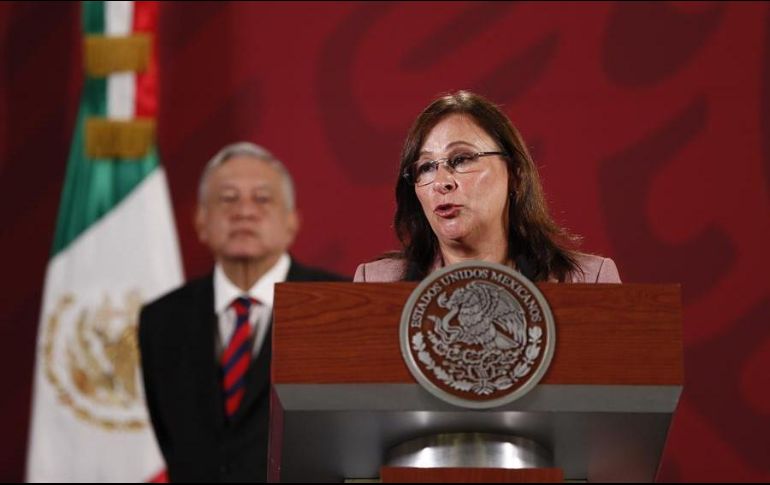 Rocío Nahle comentó si Trump no hubiera ofrecido a México compensar con 250 mil barriles de petróleo la reducción que le pedía la OPEP, el pacto entre naciones se hubiera roto. EFE/J. Méndez