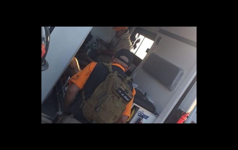 Los hombres resultaron con quemaduras de segundo y tercer grado. ESPECIAL