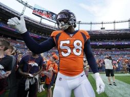 El apoyador de los Broncos de Denver, Von Miller dio a conocer que resultó positivo por COVID-19 y exhorta a la población en general a que tome las medidas necesarias. INSTAGRAM / @vonmiller