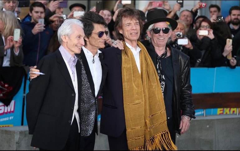 The Rolling Stones. La banda anunció ayer que participará en este evento. La foto fue tomada en abril del 2016. AP/J. Ryan