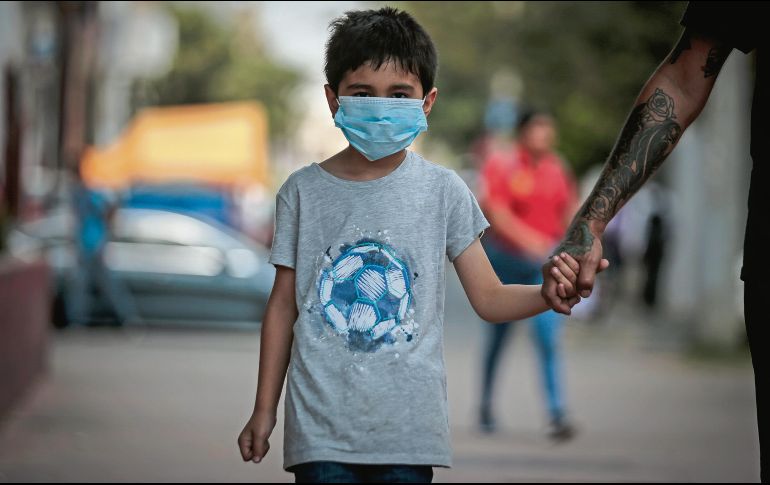 NIÑOS. Los infantes ponen el ejemplo y siguen las reglas de protección. EL INFORMADOR • F. Atilano 