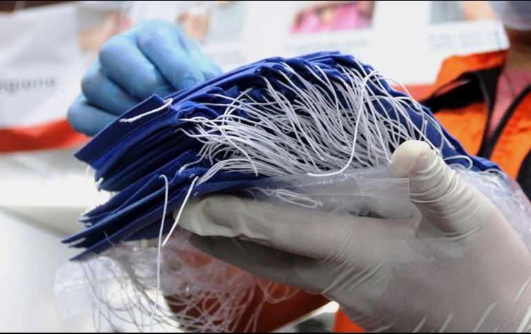 El uso de cubrebocas será obligatorio, por lo que se repartirán en algunos puntos del municipio. EFE/ARCHIVO