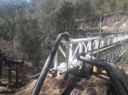 Los trabajos continuarán con la reparación de otros cuatro puentes vehiculares y peatonales. FACEBOOK / @EnriqueAlfaroR