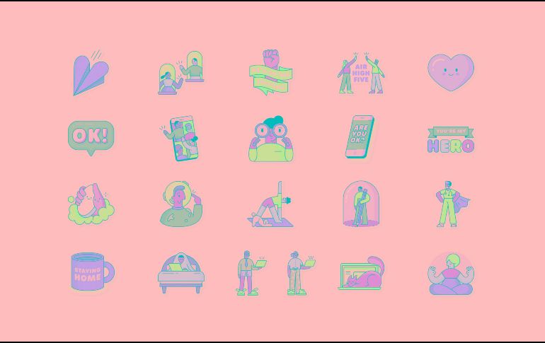 Los stickers están disponibles en 10 idiomas. ESPECIAL / WhatsApp