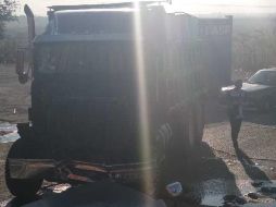 El choque se suscita en el cruce de carretera a San Sebastián y Camino a Unión del Cuatro, en Tlajomulco. ESPECIAL